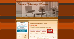 Desktop Screenshot of dianescleaningservice.com